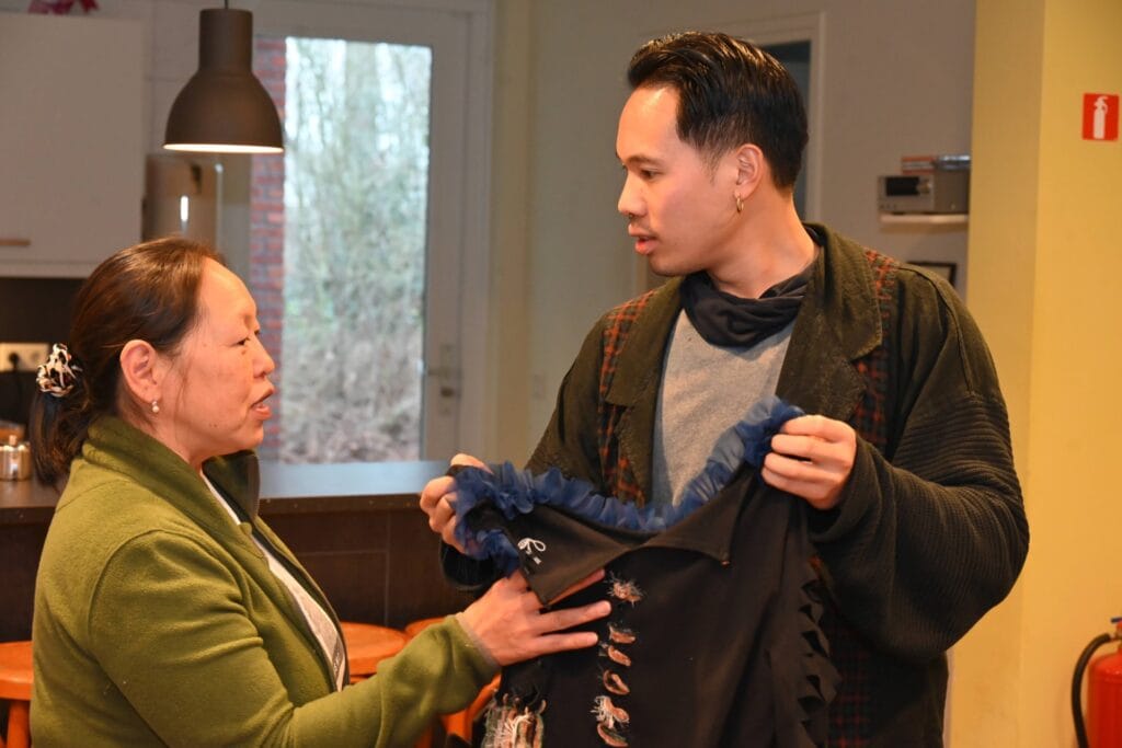 Naaiatelier kostuums maken Atropos - Wiede Wold